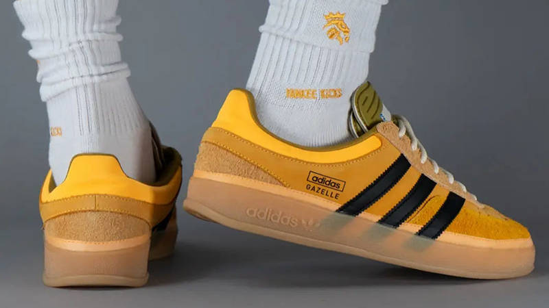 Bad Bunny x adidas Gazelle Indoor Yellow side