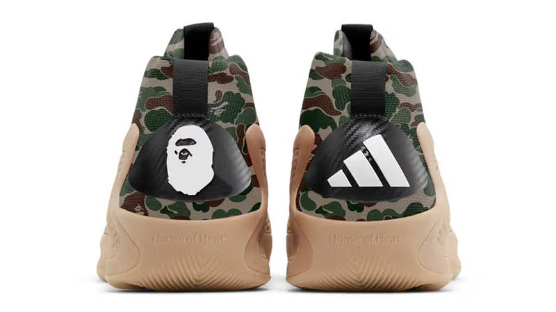 BAPE x Adidas AE 1 Green Camo back