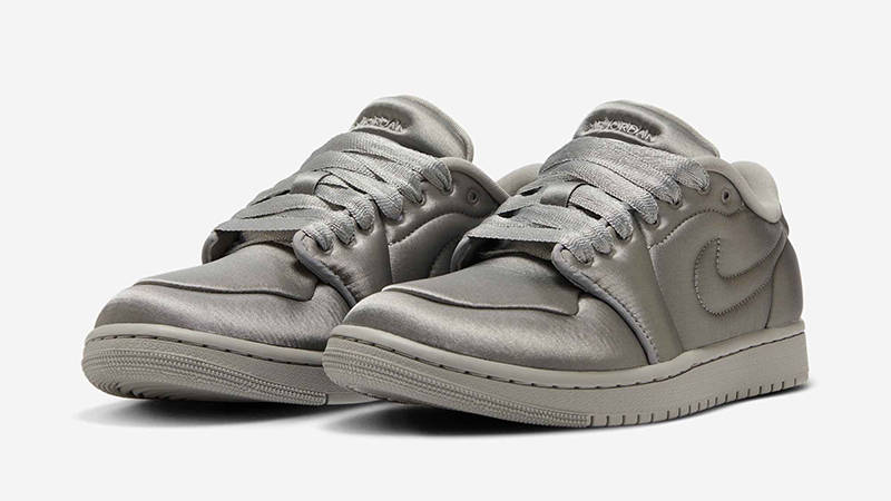 nike air jordan satin grey