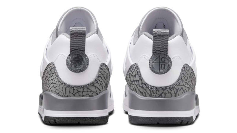 Jordan Spizike Low White Wolf Grey Back