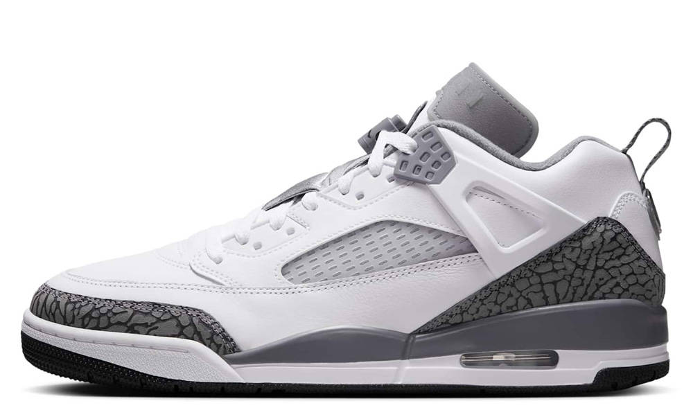 Jordan Spizike Low White Wolf Grey