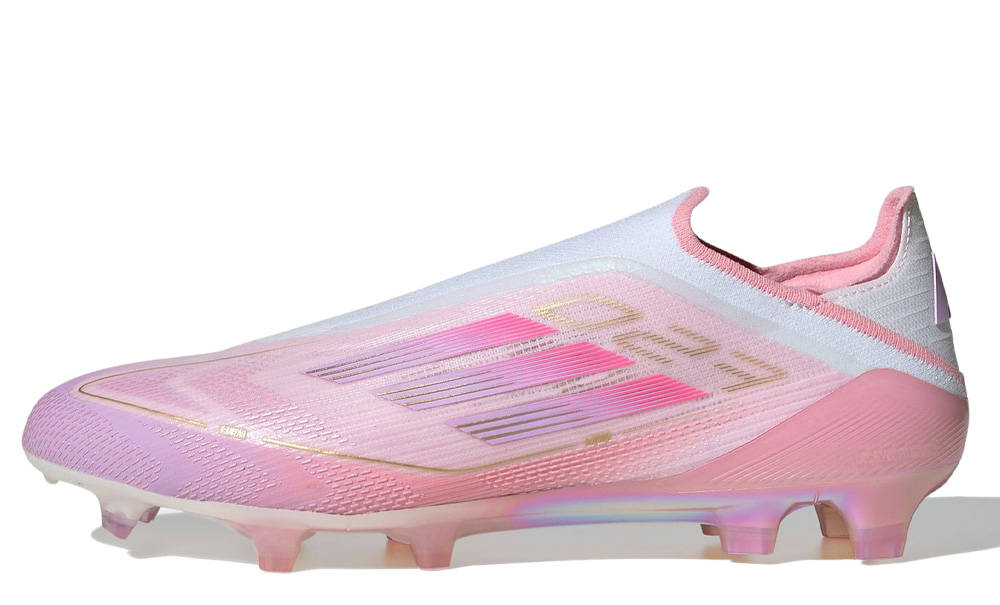 Lamine Yamal x adidas F50 Elite Laceless FG Clear Pink