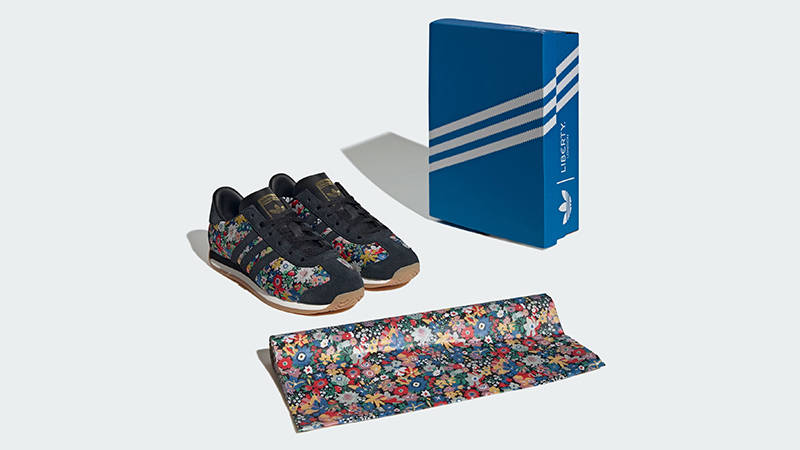Liberty London x adidas Country OG Black Multi JI2575 side