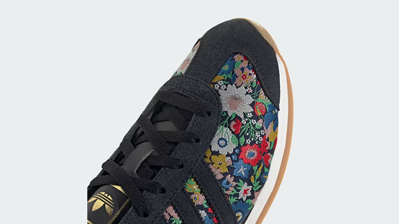 Liberty London x adidas Country OG Black Multi JI2575 toe
