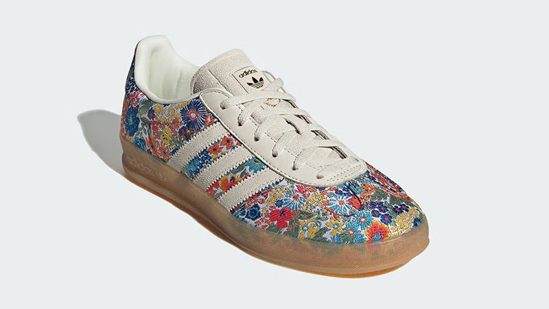 Liberty London x adidas Gazelle Indoor Off-White Multi JP5309 front