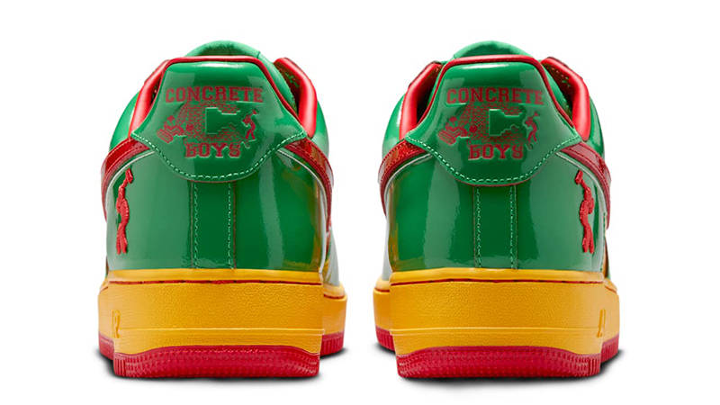 Lil Yachty x Nike Air Force 1 Lucky Green Mystic Red IH4383-300 Back