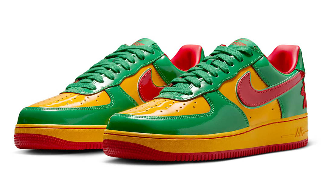 Lil Yachty x Nike Air Force 1 Lucky Green Mystic Red IH4383-300 Side