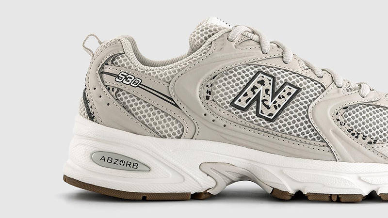 New Balance 530 Sea Salt Leopard MR530AAM Detail