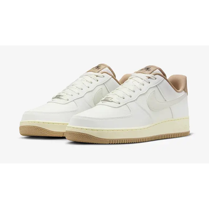 Nike Air Force 1 Low 07 LV8 Summit White Khaki FZ5225-100 front