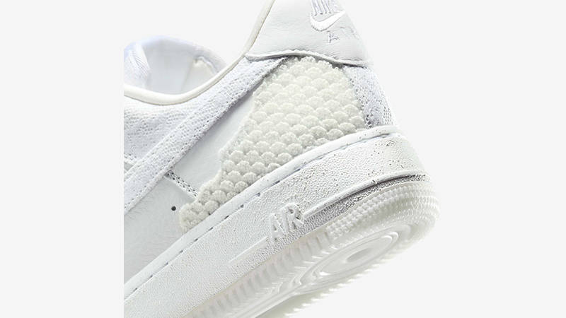 Nike Air Force 1 Low CNY Year of the Snake White HV6011-111 heel