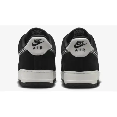Nike Air Force 1 Low Embroidered Swoosh Black Back