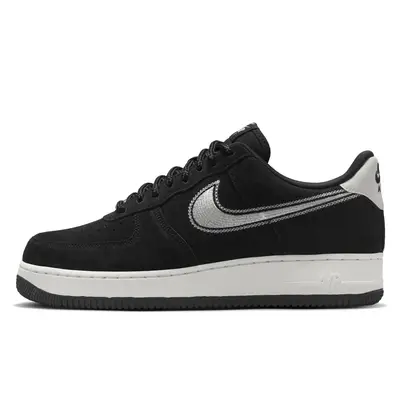 Nike Air Force 1 Low Embroidered Swoosh Black