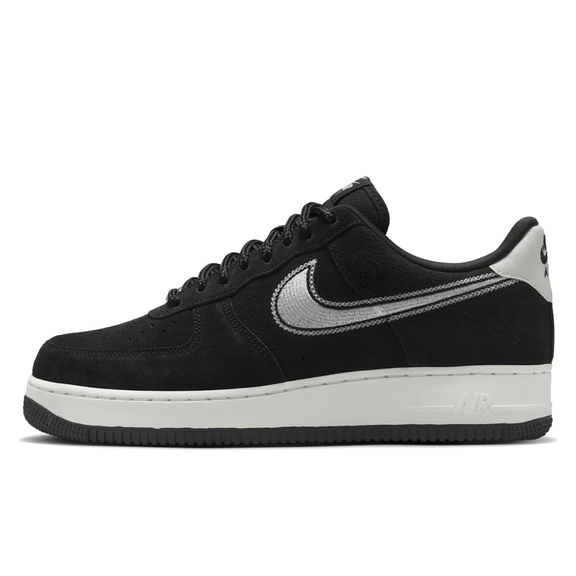 Nike Air Force 1 Low Embroidered Swoosh Black