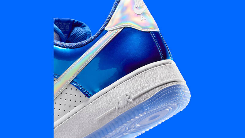 Nike Air Force 1 Low Iridescent Swoosh Royal | The Sole Supplier
