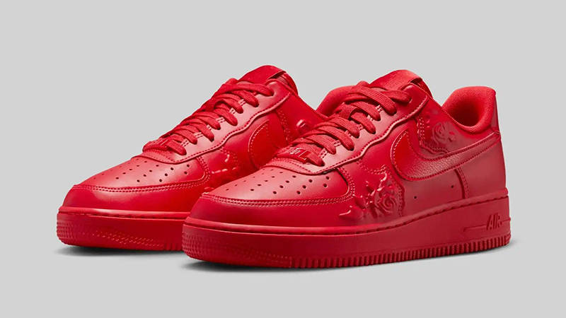 nike air force 1 brick red