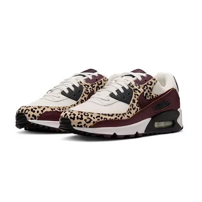 Nike Air Max 90 Leopard Burgundy IF1619-102 front