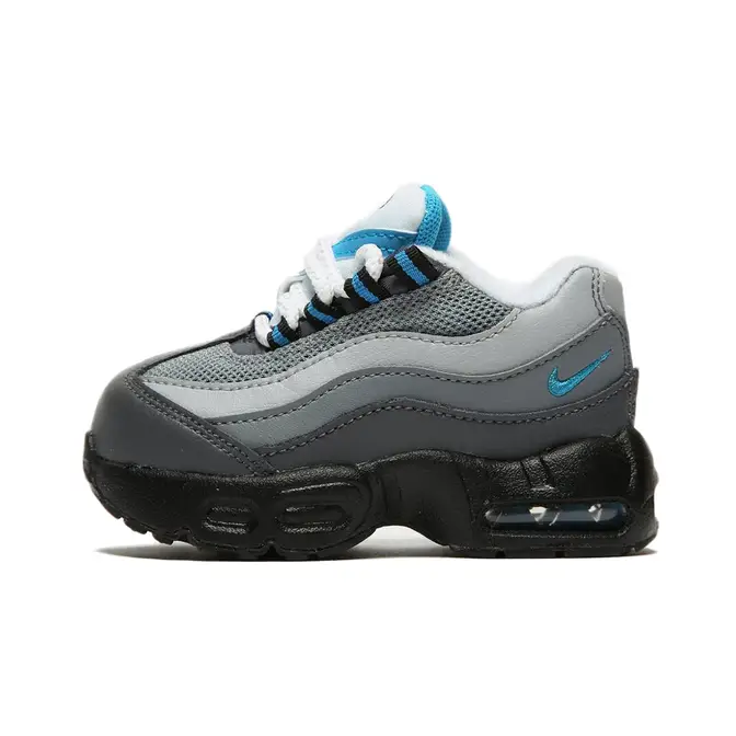 Nike Air Max 95 Toddler Recraft Grey Laser Blue CJ3908 002 The Sole Supplier