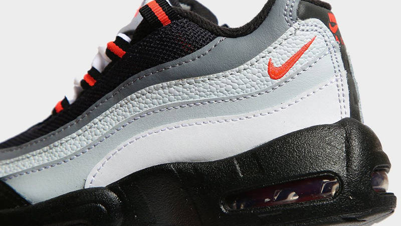 Nike Air Max 95 Toddler Recraft White Infrared CJ3908-101 Detail