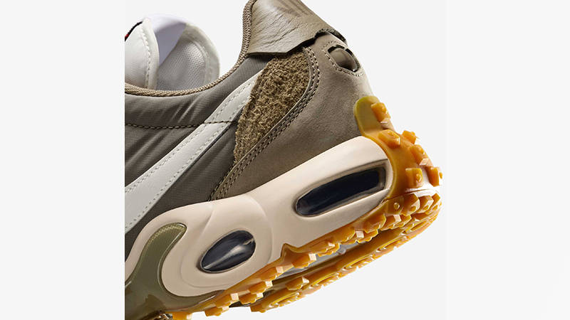 Nike Air Max Waffle Racer Matte Olive FV6946-302 heel