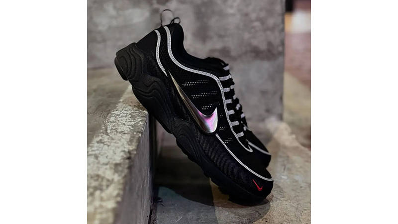 Nike Air Zoom Spiridon Black Metallic Silver | HF9117-002 | The