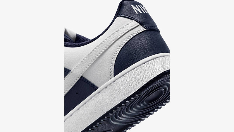 Nike Court Vision Low Midnight Navy White HM9862-400 heel