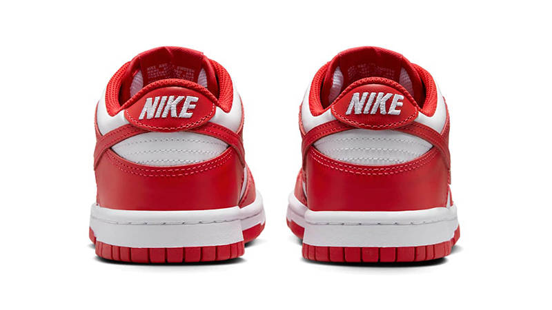 Nike Dunk Low GS White University Red FB9109-119 Back