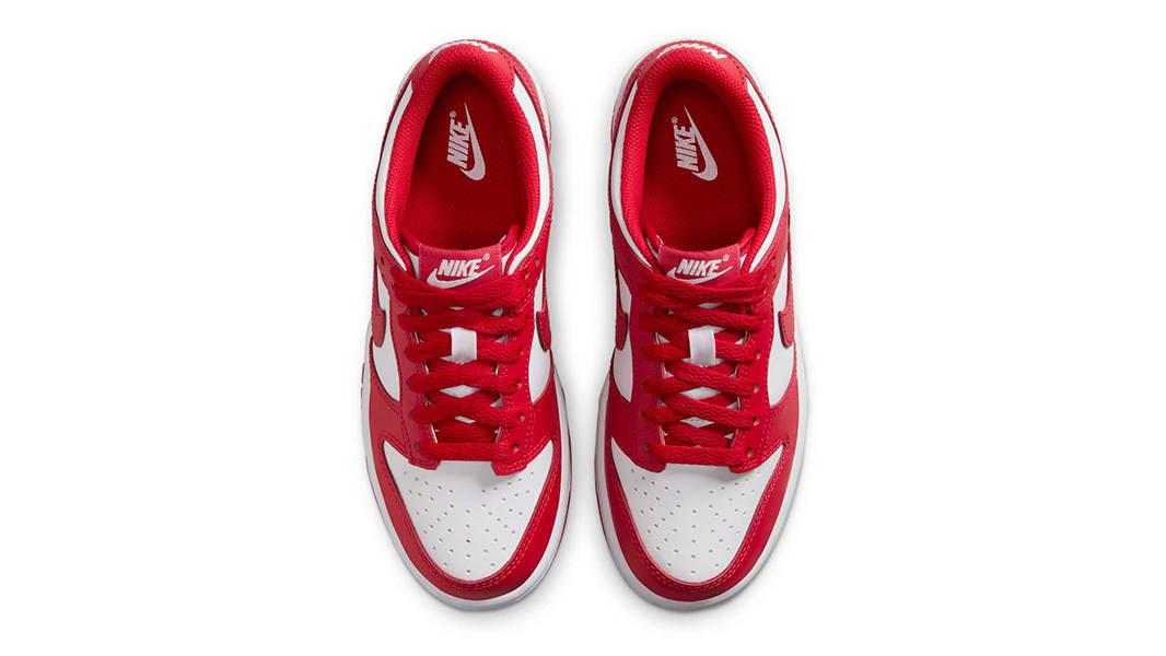 Nike Dunk Low GS White University Red FB9109-119 Top
