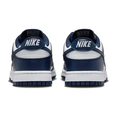 Nike Dunk Low White Midnight Navy Back