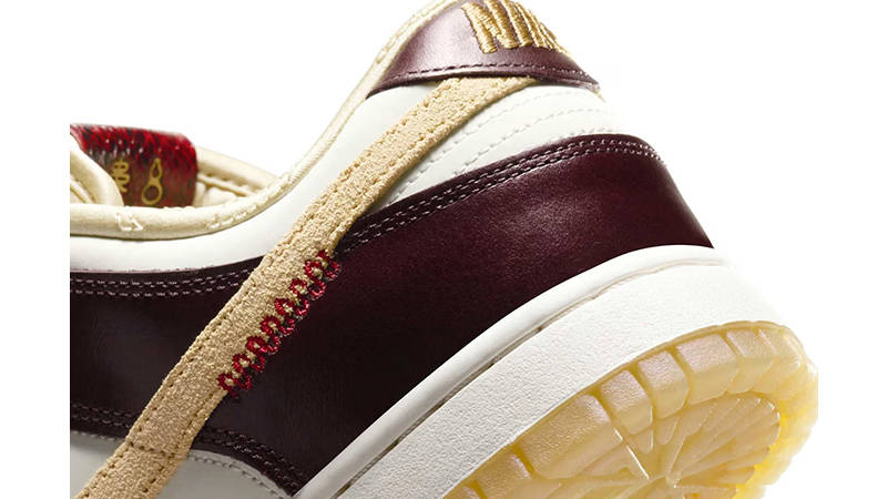 Nike Dunk Low Year of the Snake Maroon HV5991-171 heel