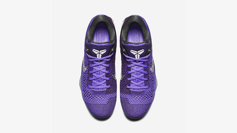 Purple Kobe Bryant Shoes Nike Kobe Elite Low Protro White Court