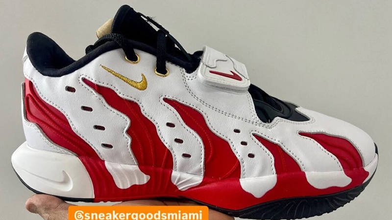 lebron shoes red and white