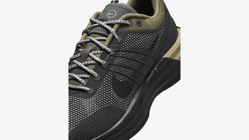 Nike Lunar Roam SE Medium Olive Iron Grey FZ8116-201 tongue