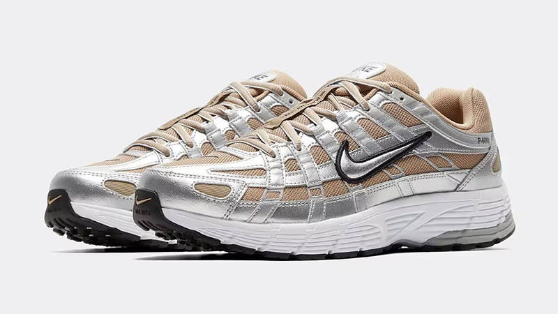 Nike P-6000 Khaki Silver HQ3030-200 front