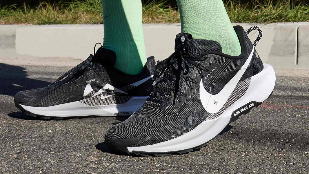 Nike Pegasus Trail 5 Black Anthracite DV3864-001 on feet