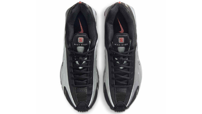 nike shox r4 og black metallic silver