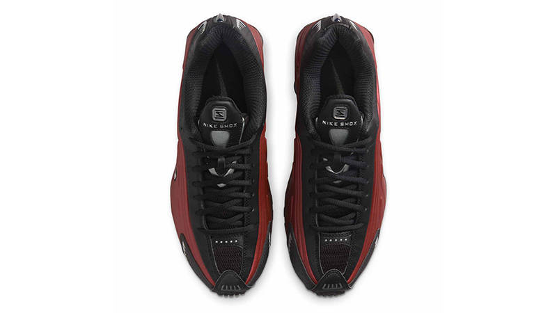 Nike Shox R4 Black Team Red AR3565-009 Top