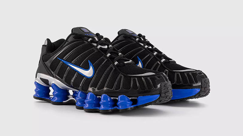 blue nike shox tl