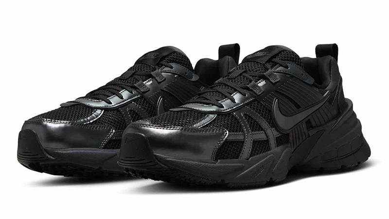Nike V2K Run Black Dark Smoke Grey HJ4497-001 Side