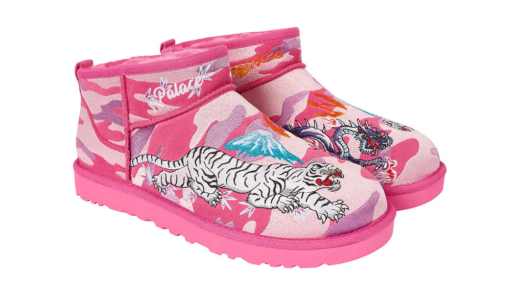 Palace x UGG Classic Ultra Mini Camouflage Pink | Where To Buy