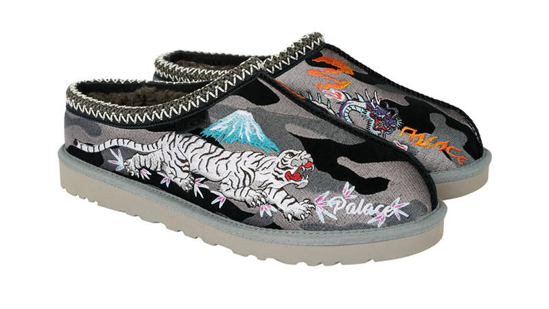 Palace x UGG Tasman Camouflage Black Side