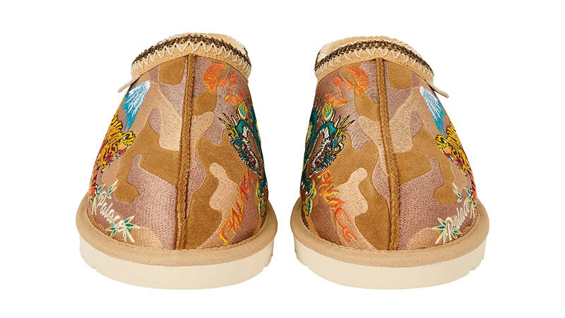 Palace x UGG Tasman Camouflage Brown Front 2