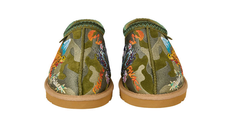 Palace x UGG Tasman Camouflage Green Front