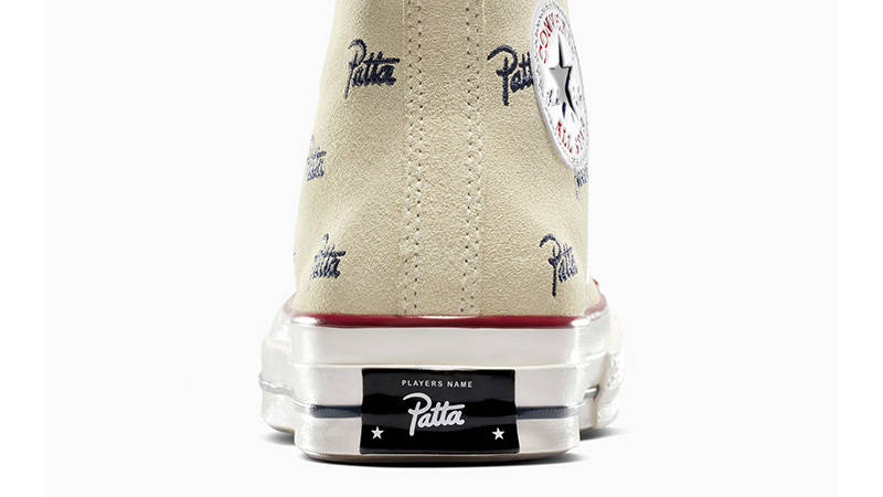 Patta x Converse Chuck 70 Mini Logo Agret heel