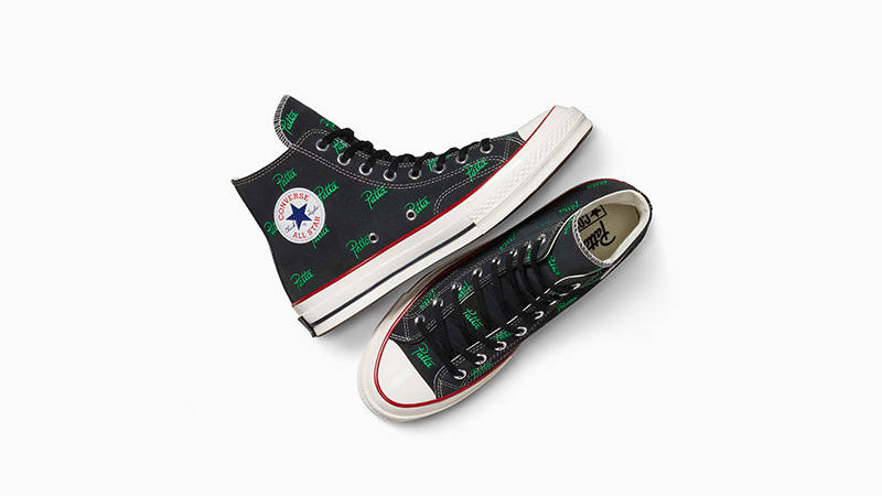 Patta x Converse Chuck 70 Mini Logo Black from top