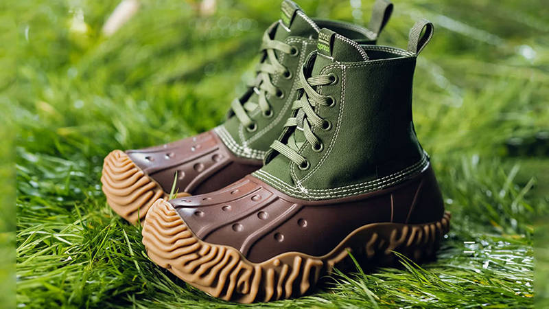Salehe Bembury x Crocs Pollex Cypress Mallard front