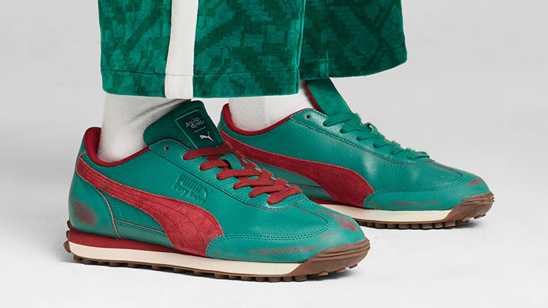 Squid Game x PUMA Easy Rider Season 2 Red Pine 399431-01 side