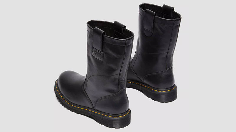 Stüssy x Dr. Martens Decon Leather Biker Boots Black | 32241001