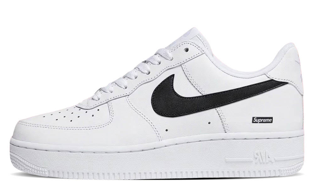 Supreme x Nike Air Force 1 Low White Black