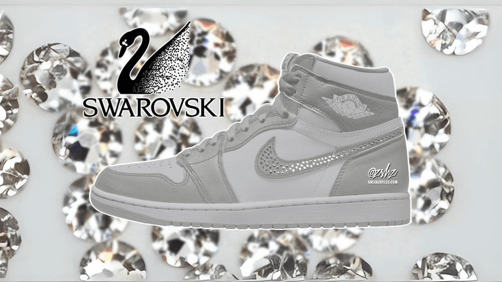 via Sneaker Files / zsneakerheadz Swarovski x Air Jordan 1 High OG Ready to Sparkle Holiday 2025