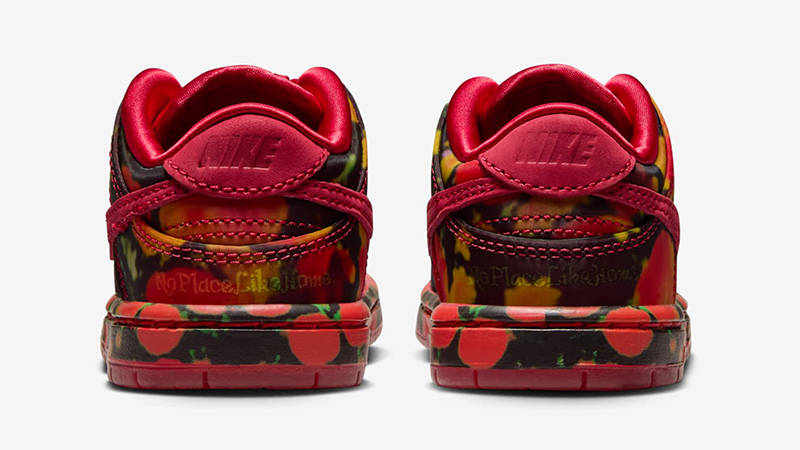 The Wizard of Oz x Nike SB Dunk Low Toddler Gym Red FZ1237-600 Back